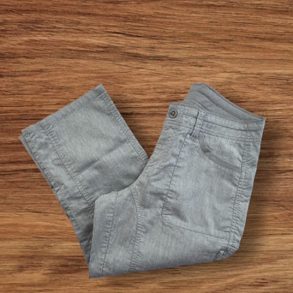 KUHL Pants Women's Birch Cabo Kapri Rib Knit Front Pockets Style 6407 Sz:6 - Picture 5 of 16